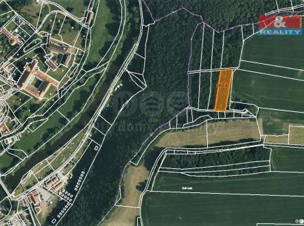 Prodej - pozemek, les, 2 465 m²