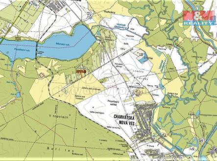 mapka | Prodej - pozemek, zemědělská půda, 334 m²