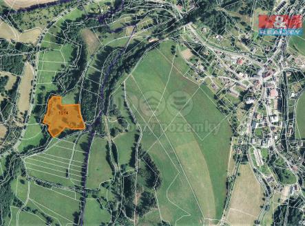 mapka | Prodej - pozemek, trvalý travní porost, 15 642 m²