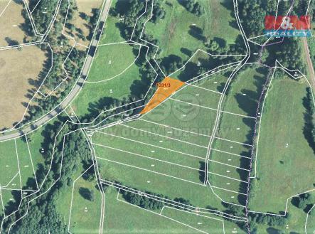 mapka | Prodej - pozemek, trvalý travní porost, 1 900 m²