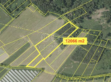 Prodej - pozemek, zemědělská půda, 21 407 m²