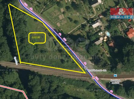 Mapa Hrubá Voda.png | Prodej - pozemek, trvalý travní porost, 2 221 m²