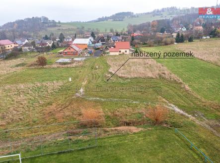 Pohled na pozemek | Prodej - pozemek pro bydlení, 1 117 m²