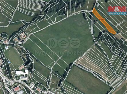 mapka | Prodej - pozemek, trvalý travní porost, 2 438 m²