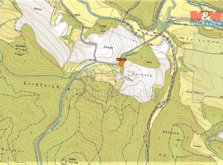 mapka | Prodej - pozemek, les, 1 177 m²