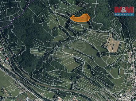 mapka | Prodej - pozemek, trvalý travní porost, 1 845 m²