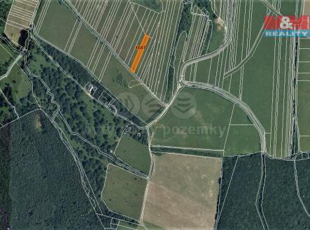 mapka | Prodej - pozemek, zemědělská půda, 1 114 m²
