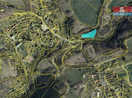 mapka | Prodej - pozemek, trvalý travní porost, 1 219 m²