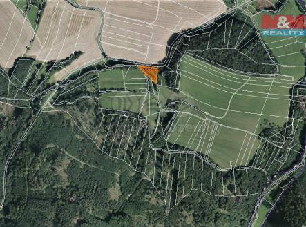 mapka | Prodej - pozemek, trvalý travní porost, 808 m²