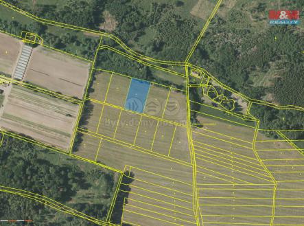 Katastr Ortophoto 2.jpg | Prodej - pozemek, trvalý travní porost, 3 951 m²