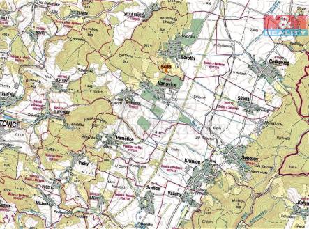 mapka | Prodej - pozemek, trvalý travní porost, 4 646 m²