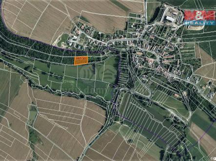 mapka | Prodej - pozemek, trvalý travní porost, 3 111 m²