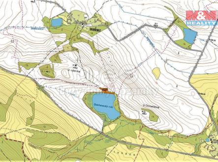 mapka | Prodej - pozemek, trvalý travní porost, 1 371 m²