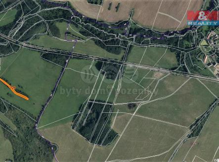 mapka | Prodej - pozemek, trvalý travní porost, 1 385 m²