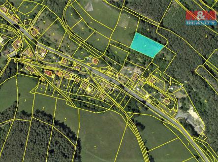 mapka | Prodej - pozemek, trvalý travní porost, 2 405 m²