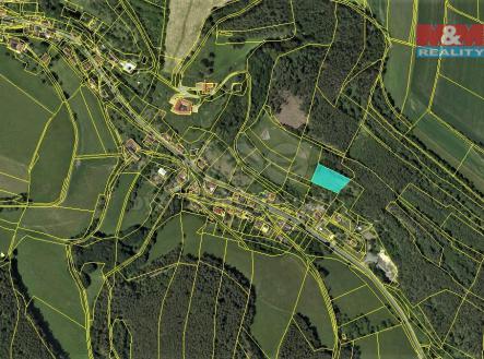mapka | Prodej - pozemek, trvalý travní porost, 2 405 m²