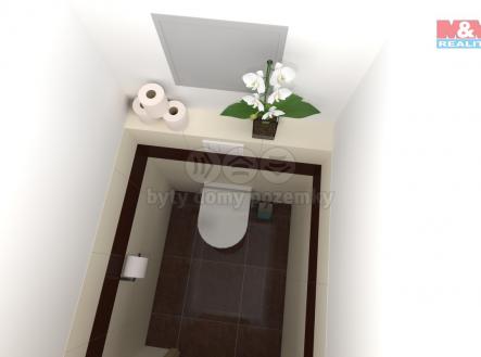 toaleta vizualizace.jpg | Prodej bytu, 3+1, 76 m²