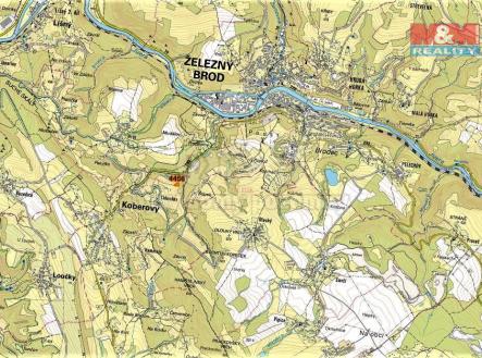 mapka | Prodej - pozemek, les, 2 693 m²