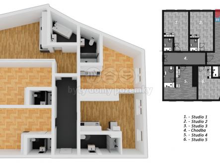 Prodej bytu, 5+kk, 130 m²