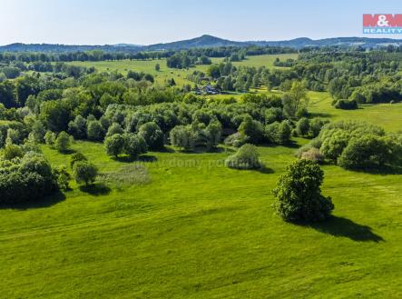 pohled na pozemek | Prodej - pozemek, zemědělská půda, 124 828 m²