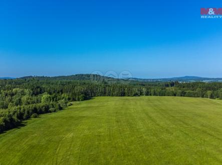 pohled na pozemek | Prodej - pozemek, zemědělská půda, 124 828 m²