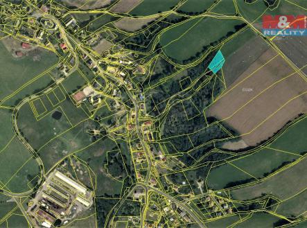 mapka | Prodej - pozemek, trvalý travní porost, 1 864 m²