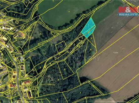 mapka | Prodej - pozemek, trvalý travní porost, 1 864 m²