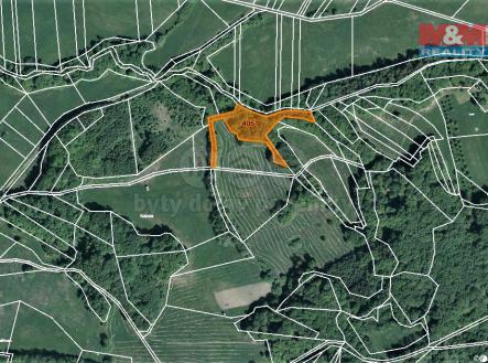 mapka | Prodej - pozemek, trvalý travní porost, 962 m²
