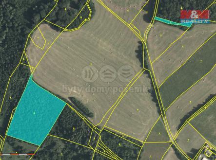 Prodej - pozemek, les, 13 865 m²