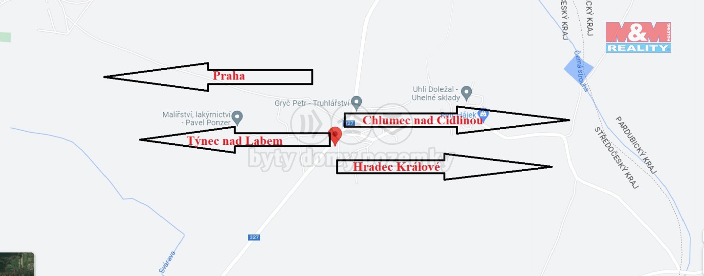 mapa vzdáleností Uhlířská Lhota 70.jpg