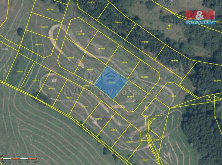 katastrální mapa | Prodej - pozemek pro bydlení, 852 m²