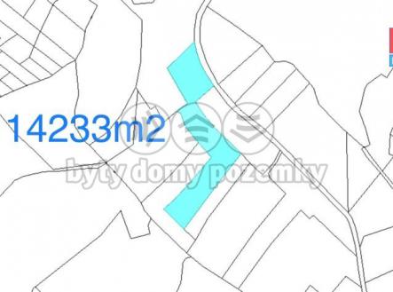 Prodej - pozemek, les, 14 233 m²
