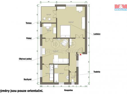 Pronájem bytu, 2+1, 66 m²