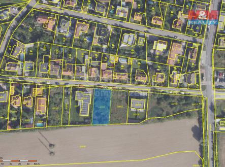 Katastrální mapa | Prodej - pozemek pro bydlení, 814 m²