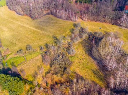 pohled na pozemek | Prodej - pozemek, trvalý travní porost, 3 251 m²