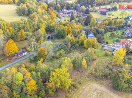 pohled na pozemek | Prodej - pozemek pro bydlení, 2 208 m²