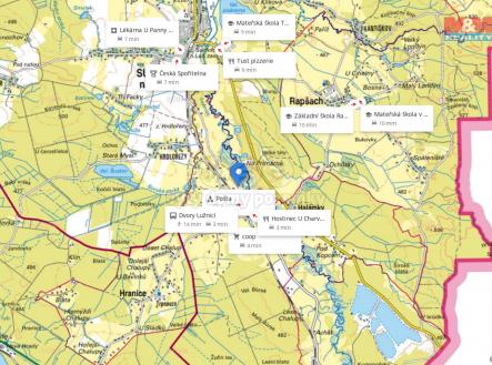 Mapa okolí.jpeg | Prodej - dům/vila, 206 m²