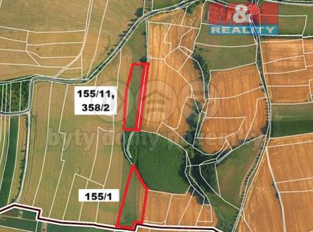 853413 - Prodej pole, 16278 m², Klokočná | Prodej - pozemek, zemědělská půda, 16 278 m²