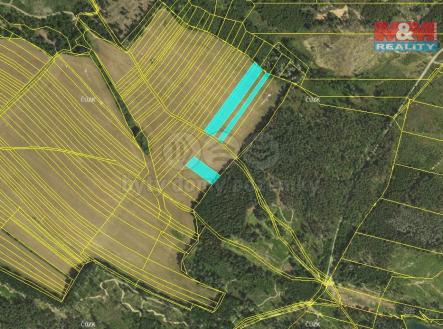 mapka | Prodej - pozemek, zemědělská půda, 1 418 m²