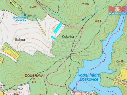 mapka | Prodej - pozemek, zemědělská půda, 1 418 m²