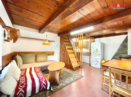 Obývací pokoj | Prodej - chata/rekreační objekt, 25 m²