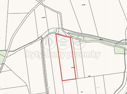 mapa povodní Mlečice.jpg | Prodej - pozemek, zemědělská půda, 39 331 m²