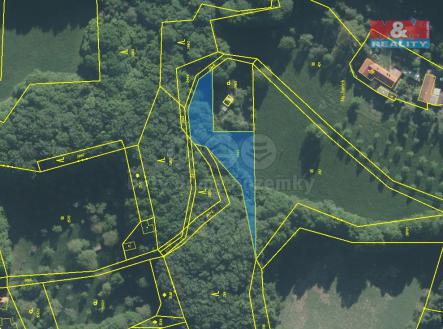 Prodej - pozemek, les, 7 802 m²