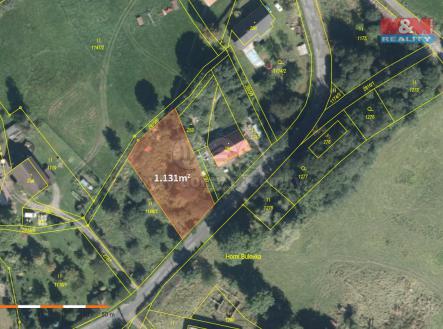 KM Letecká Bulovka poz 1131m2.jpeg | Prodej - pozemek pro bydlení, 1 131 m²