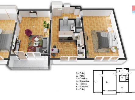 půdorys.png | Prodej bytu, 3+1, 67 m²