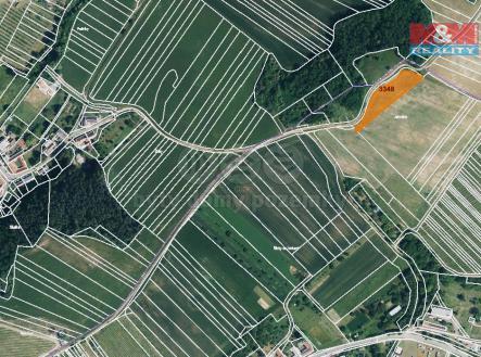 mapka | Prodej - pozemek, zemědělská půda, 1 000 m²