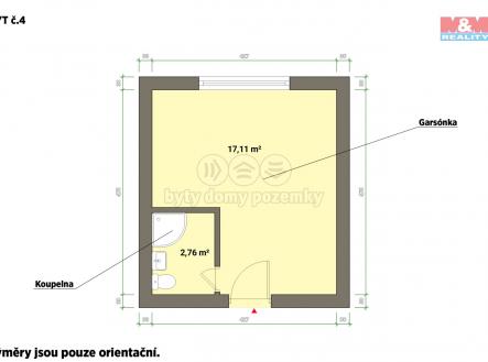 půdorys-byt-4.jpg | Prodej bytu, 1+kk, 20 m²