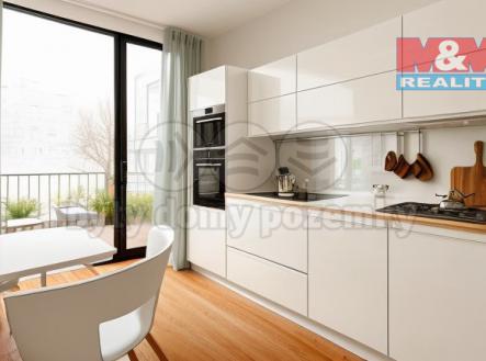 Vizualizace kuchyň.jpeg | Prodej bytu, 2+kk, 73 m²