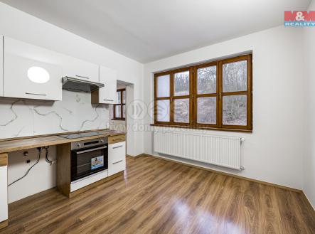Kuchyně s obývacím pokojem. | Pronájem bytu, 1+1, 55 m²