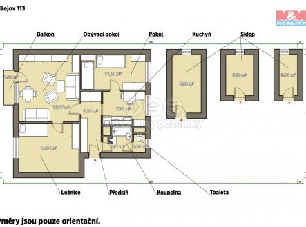 pÖdorys.jpg | Prodej bytu, 3+1, 63 m²